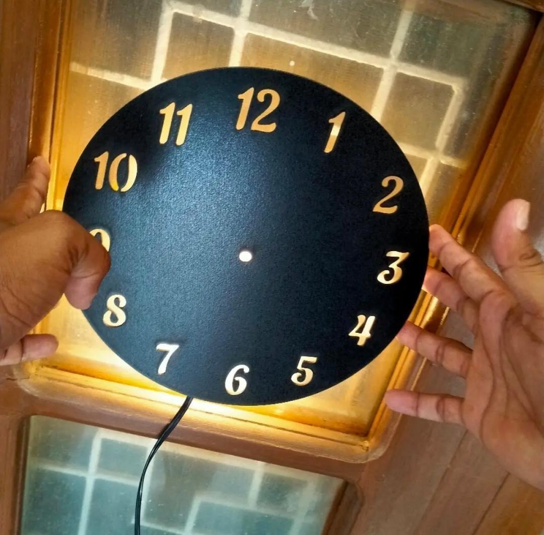 Heart and Butterfly Wall Clock