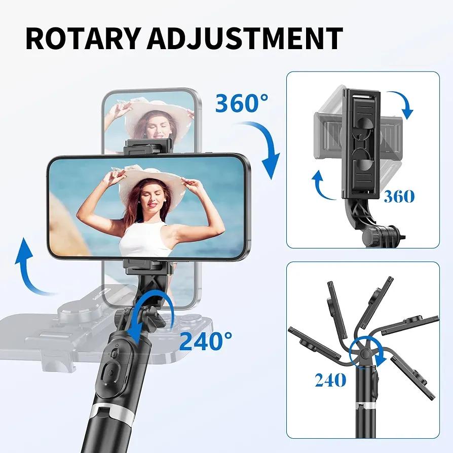 Portable Selfie Stick and Tripod Stand