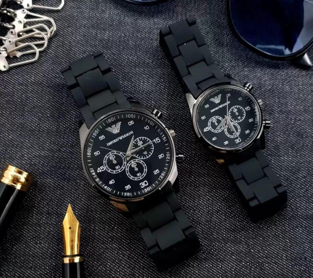 Unisex Chronograph Watch Set