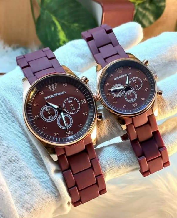 Unisex Chronograph Watch Set
