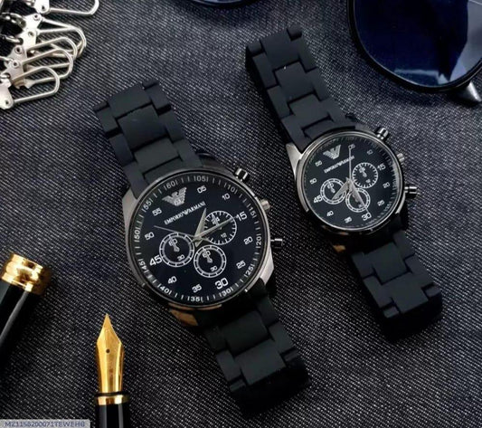 Unisex Chronograph Watch Set