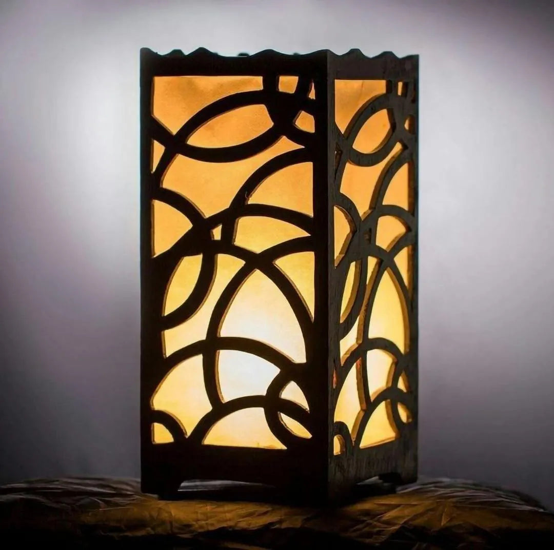 Rechargeable Wooden Table Lamp