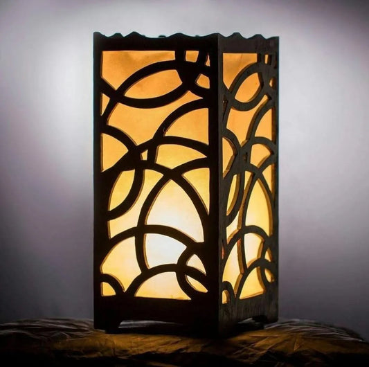Rechargeable Wooden Table Lamp