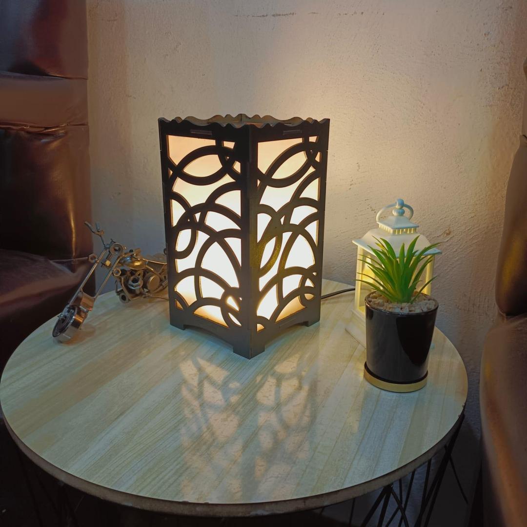 Rechargeable Wooden Table Lamp