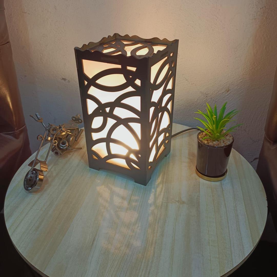 Rechargeable Wooden Table Lamp