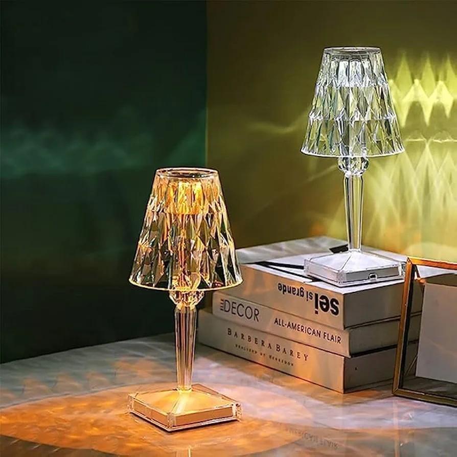 Rechargeable Crystal Table Lamp