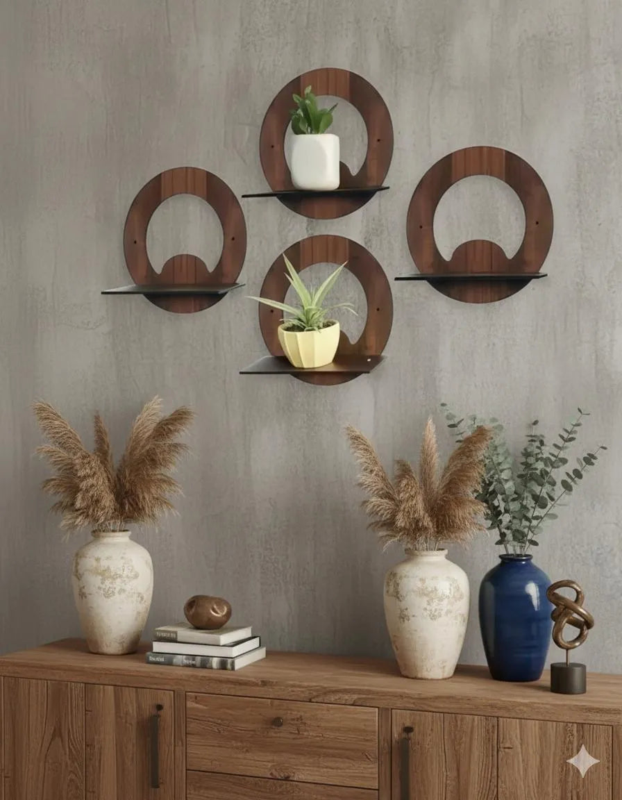 Modern Wooden Wall Shelves
