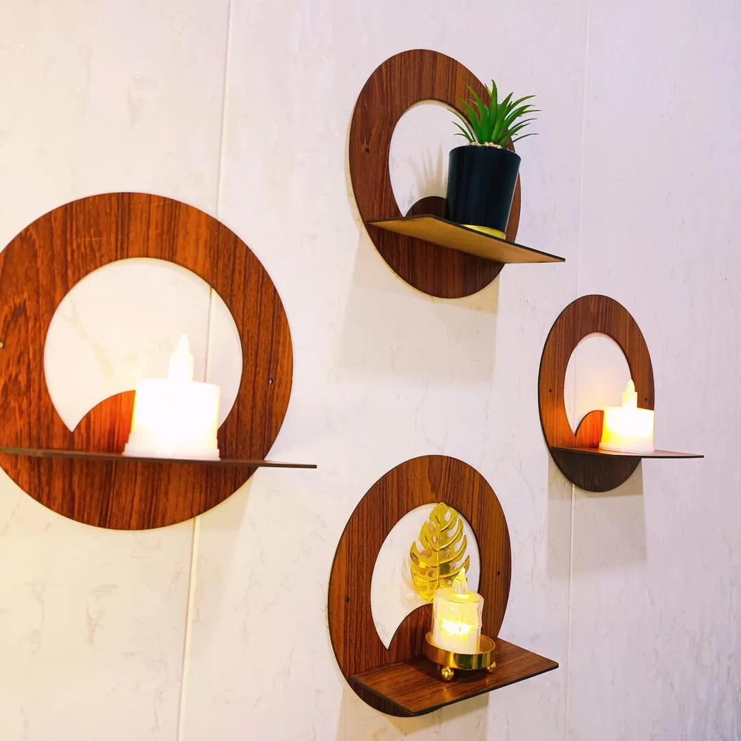 Modern Wooden Wall Shelves