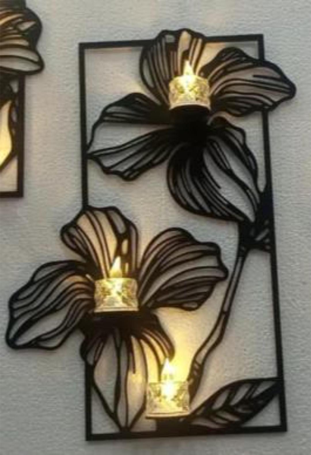 Modern Flower Wall Decor Set