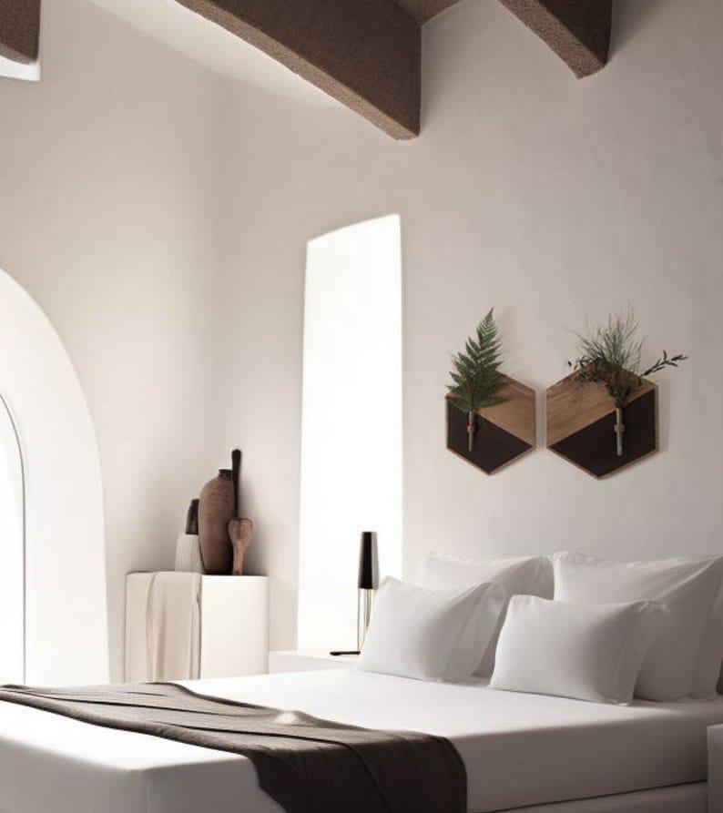 Modern Wood Wall Planters
