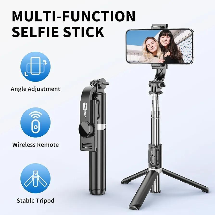Portable Selfie Stick and Tripod Stand