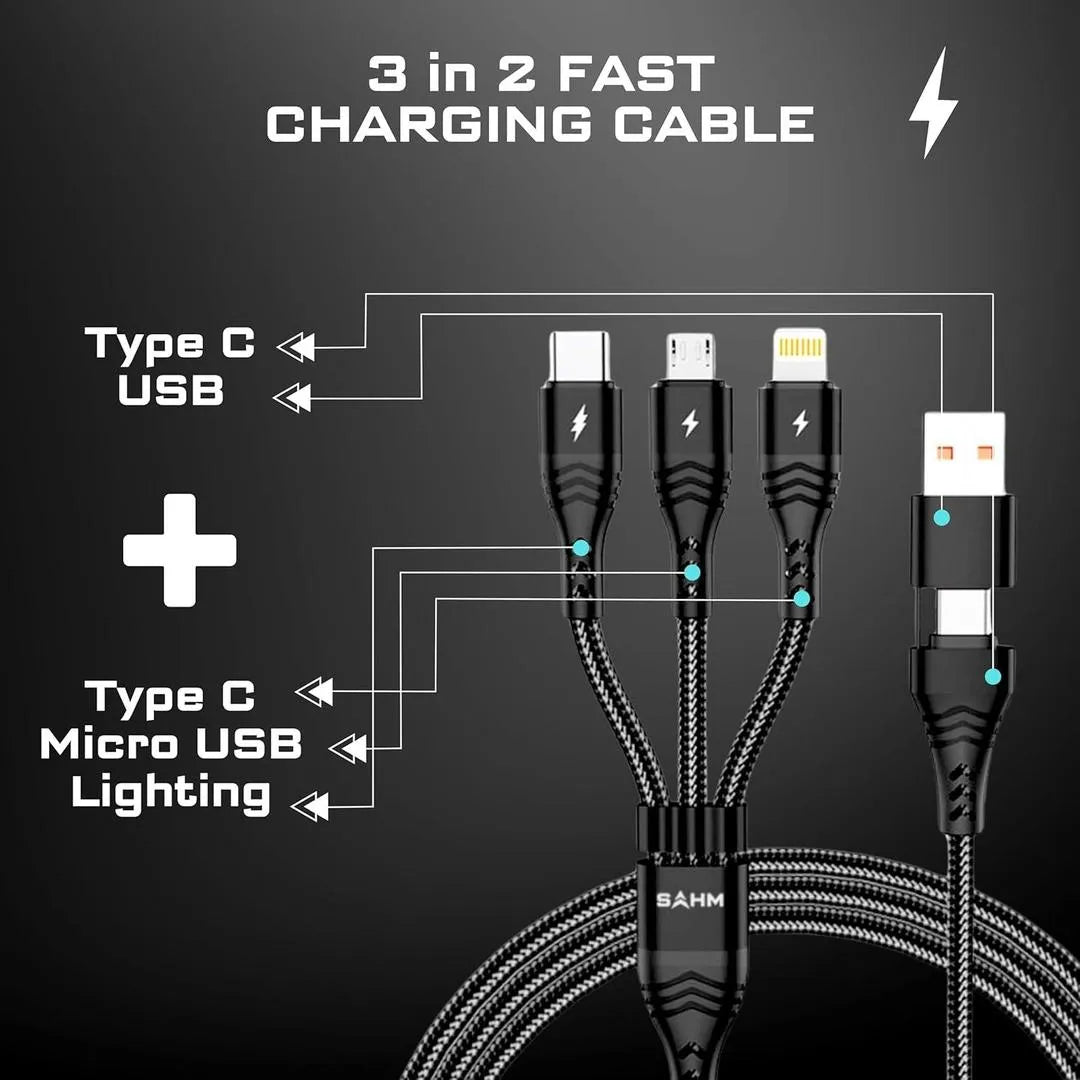 3 in 1 Fast Charging Cabel