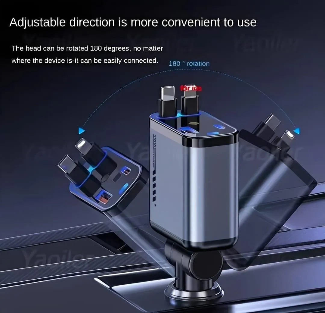 180 Degree Adjustable car Charger
