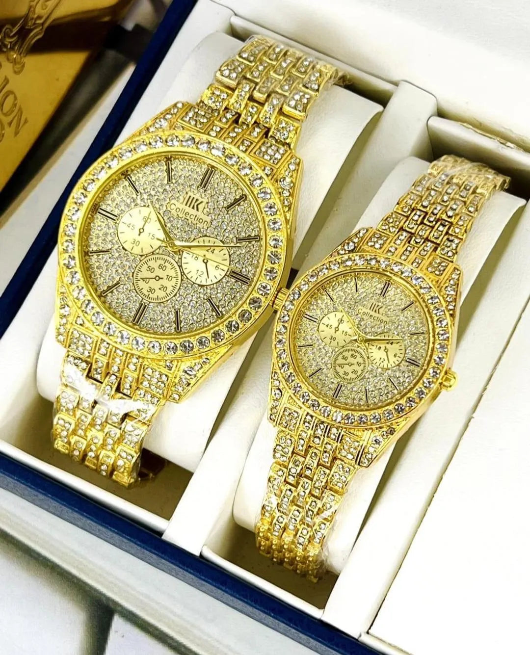 Unisex Rose Couple Watch