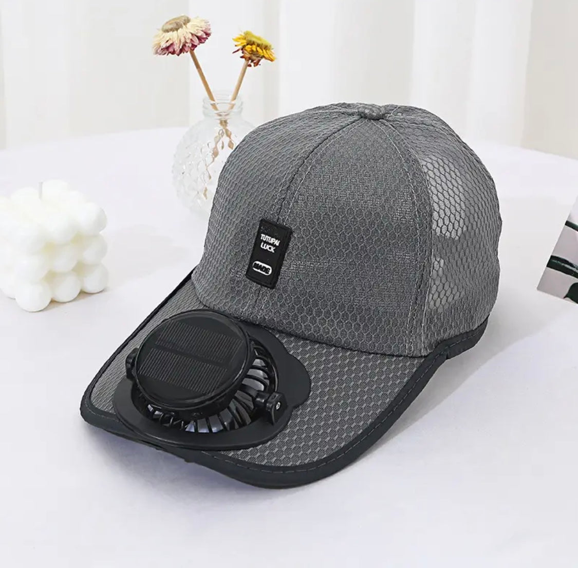 Solar Charging Fan Cap For Unisex Outdoor Sports